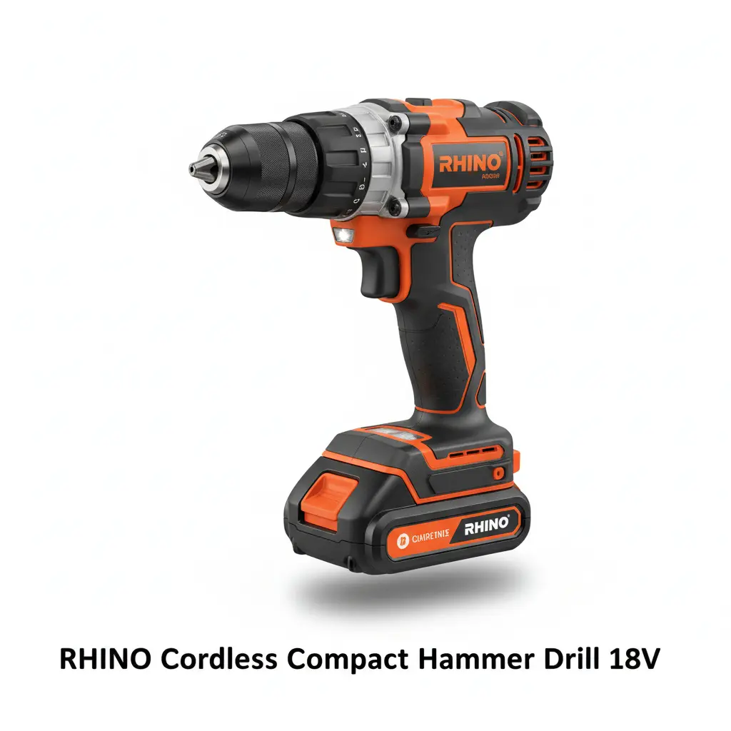 RHINO Cordless Compact Hammer Drill 18V